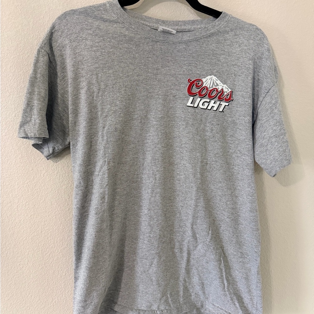 Coors Light Gray Men's Short Sleeve Tee